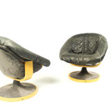 Pair of vintage norwegian lounge chair from Söda Galvano, 1970s