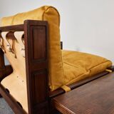 Mid century Lounge Chairs & Table by Carl Straub, Germany, 1970s, Set of 3