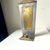 Art Deco metal & Brass Wall Candle Sconce