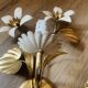 Pair of vintage Florentine wall lights in gilded metal – 1960s