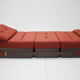 Mid-century Folding Armchair and Footstool or Daybed,1970's.