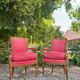 Pair of walnut armchairs from the Directoire period, 18th century