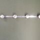 Vintage chromed metal hook