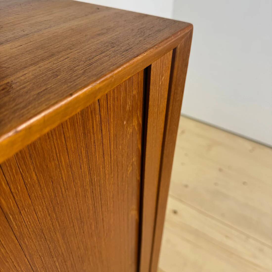 Kai Kristiansen teak sideboard with retractable doors – Denmark 1960s
