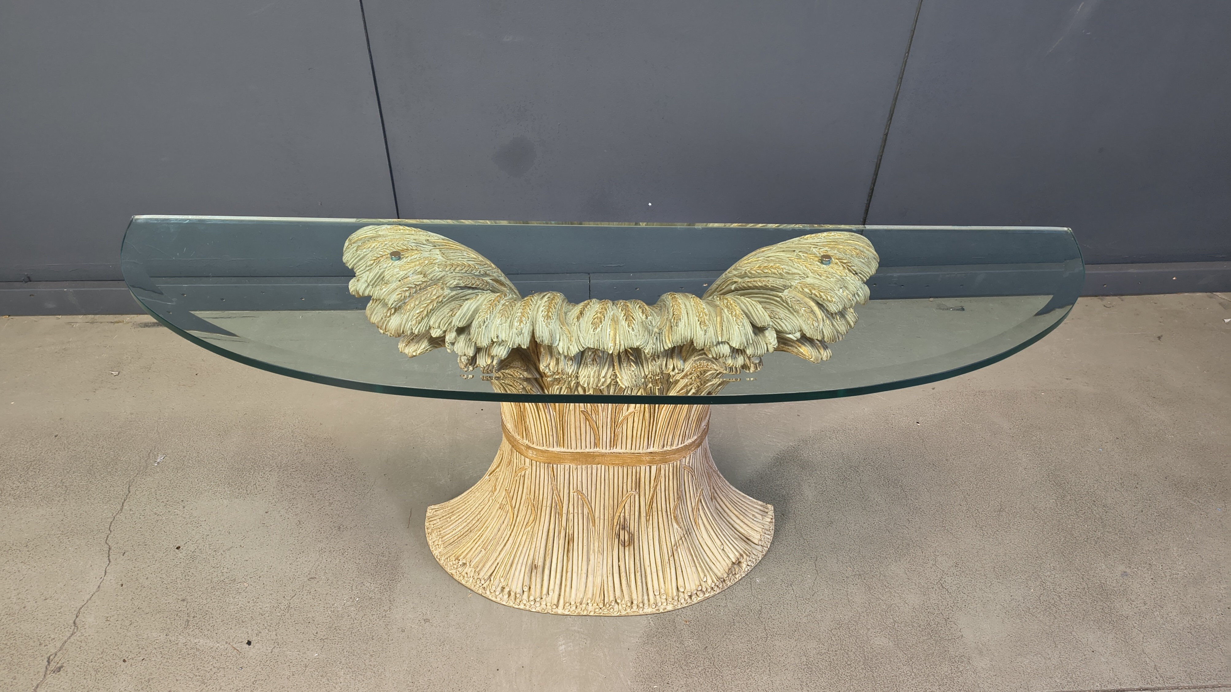 Sheaf of wheat console by Franco Chelini, 1970s