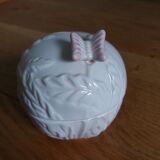 Spherical box in pink ceramic Willemse