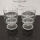 Set of 5 glasses of cavalier Luminarc transparent vintage 70'S champagne