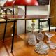 Table basse vintage avec pieds Dansette