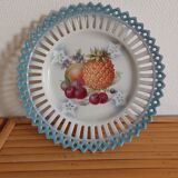 Dish with fruit patterns