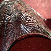 Empty-pocket star in cut crystal Saint-Louis