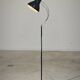 Adjustable anthracite floor lamp 1716 by Josef Hurka for Napako