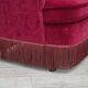 Fauteuil danois des années 1970, très bon état d'origine, mobilier en velours.