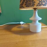 2 vintage 60's wooden bedside lamps