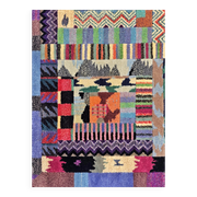 Vintage hand-knotted rug model Orion by Ottavio Missoni for Missoni