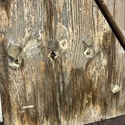 Pair of old shutters