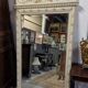 Large Napoleon III Trumeau with Sculpted Floral Decoration