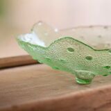 Emerald glass bowl / dish