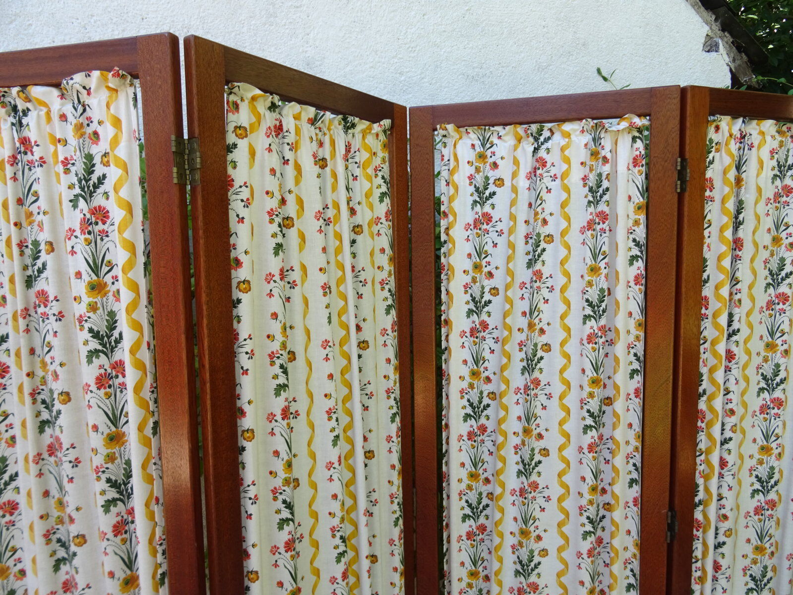 Vintage mahogany screen