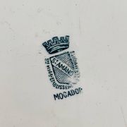 Plat ovale terre de fer "Mogador" Saint Amand