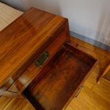 Low rosewood chest of drawers La maison coloniale