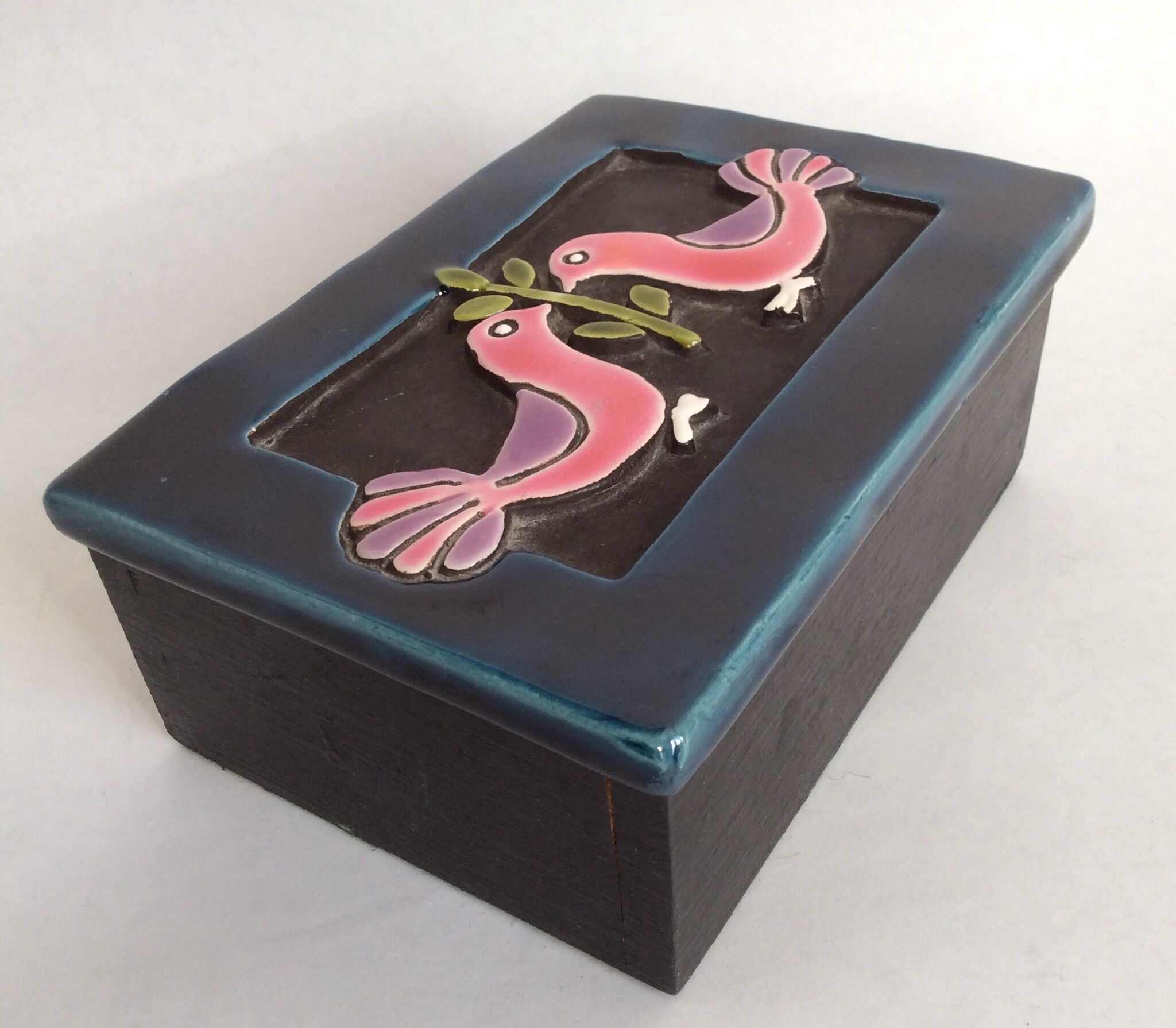 Ceramic box, 60s
