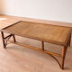 Rattan coffee table