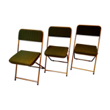 Vintage Lafuma Folding Chair Set