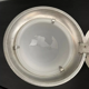 Pair of vintage chrome and opaline wall lamps, Gal Paris 1940