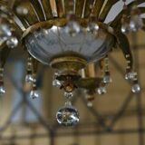 Sheet metal and tassel pendant attributed to Maison Jansen 1970s