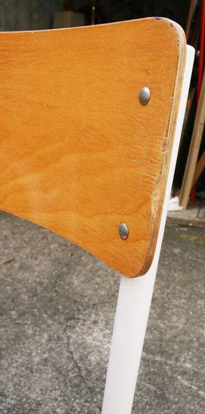 School desk and chair