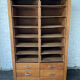 Notary furniture with wooden curtain