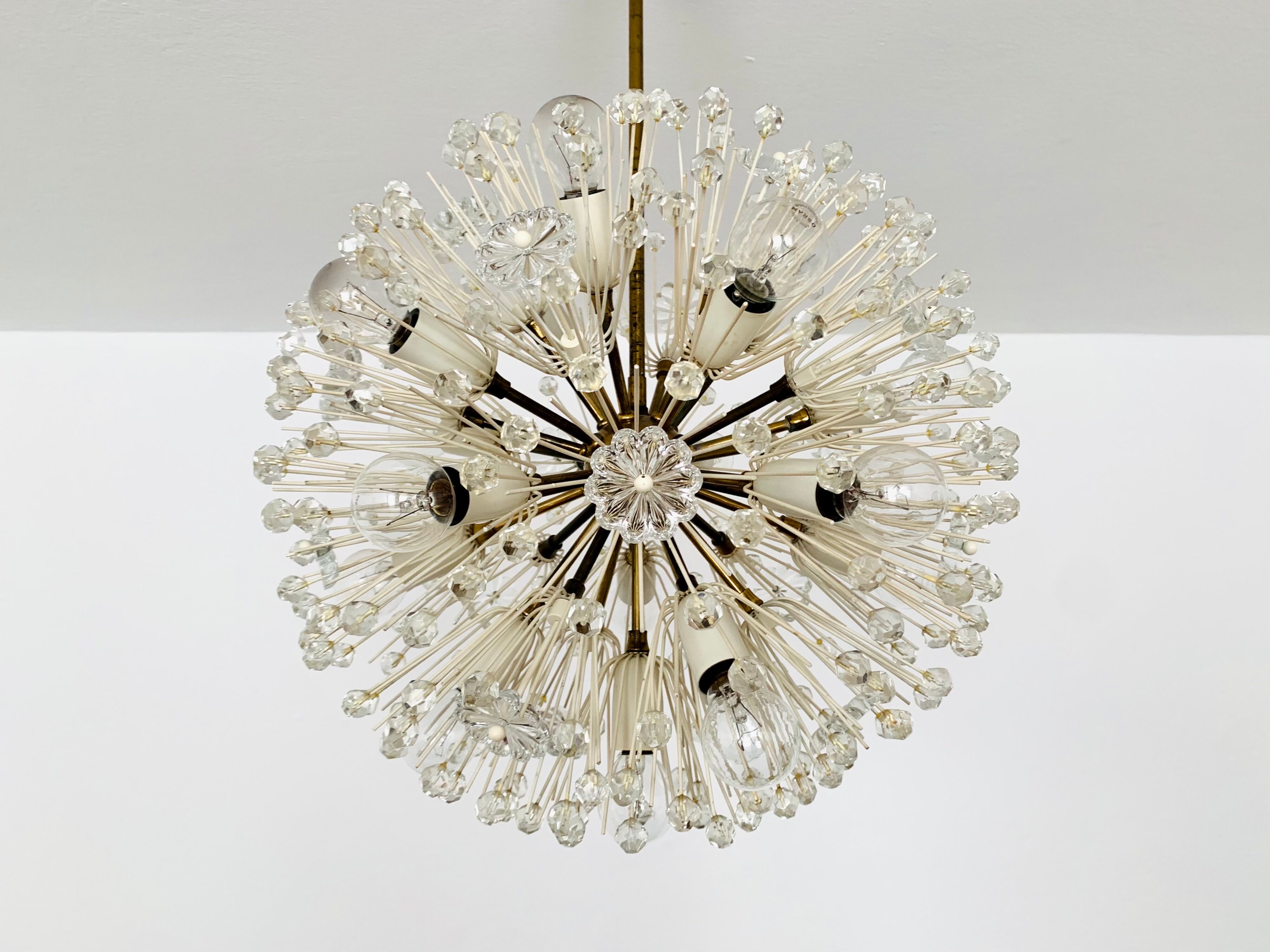 Dandelion Chandelier par Emil Stejnar pour Rupert Nikoll
