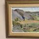 Oil on Canvas “Serene Landscape” by Martin Larson, Vintage & Framed