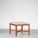 Tabouret en bois de teck des années 1960 de Norvège