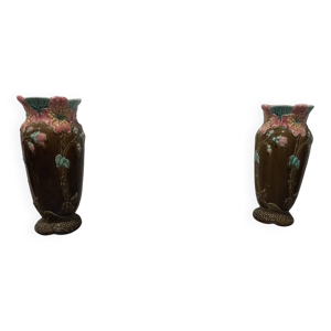 lot de 2 vases art déco