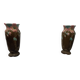 set of 2 art deco vases