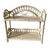 Rattan shelf