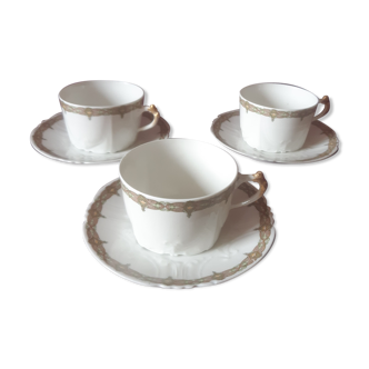 Tasses porcelaine Limoges