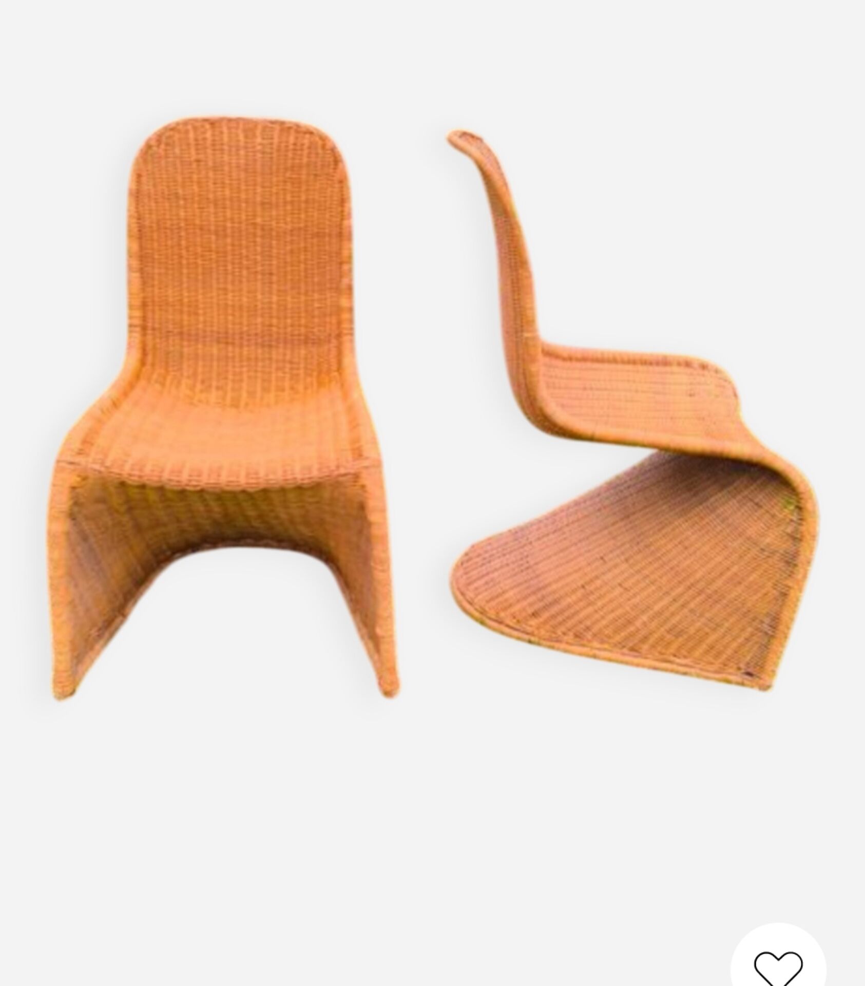 1970s rattan chairs