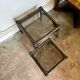 2 coffee tables, rattan sofa tips and smoked glass