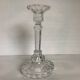 Bougeoir verre moulé