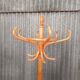 Parrot rattan coat rack