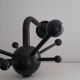 Wall-mounted sputnik coat rack