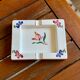 Digoin earthenware ashtray model Flowers