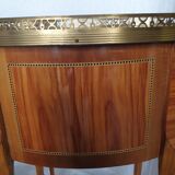 Pair of bedside tables "bean" style louis XV marked