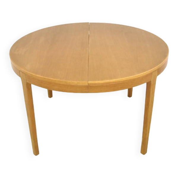 Table de salle à manger scandinave en chêne, Suède, 1960