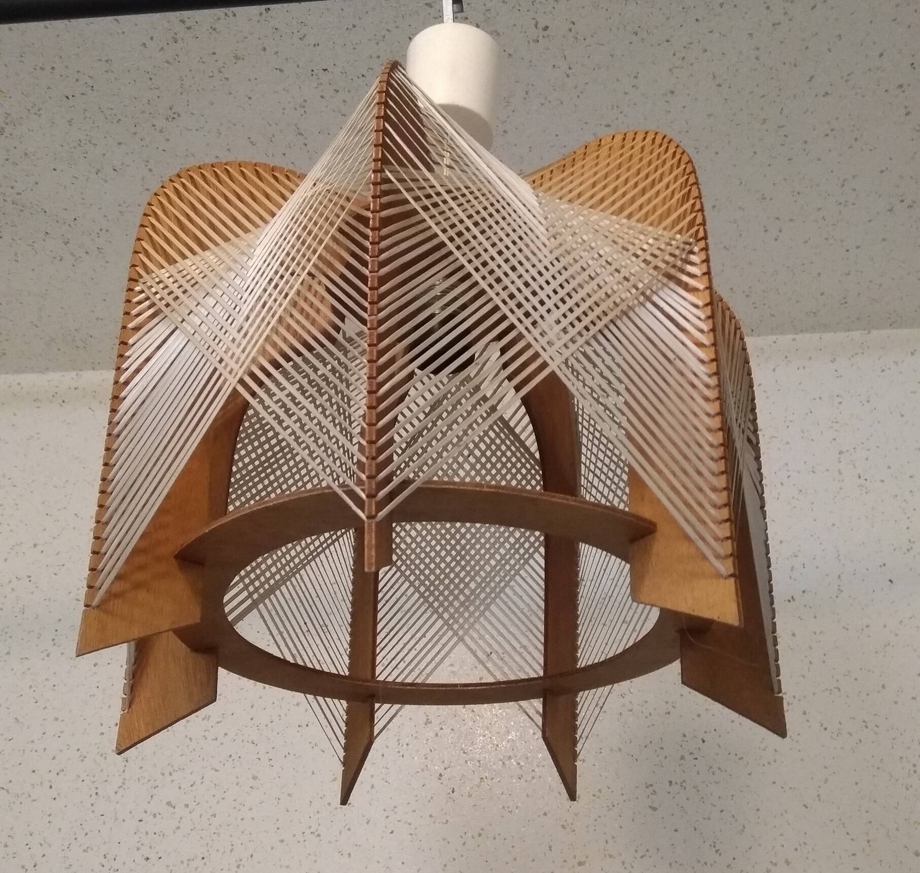 Vintage 1960s Scandinavian pendant light