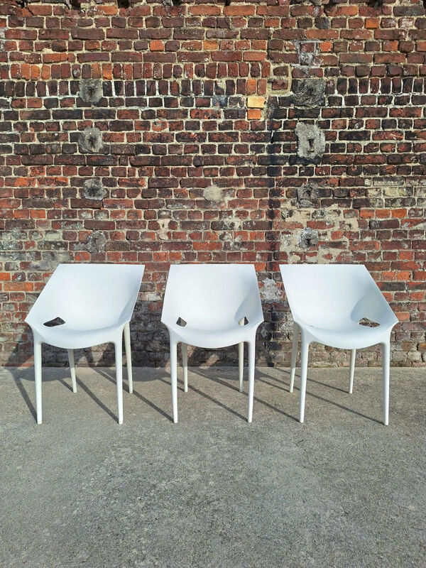 3 fauteuils Kartell, modèle Dr.YES  design Philippe Starck & Eugeni Qu