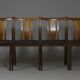 Ensemble de 4 chaises danoises en massif d'afomosia, années 60
