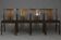 Ensemble de 4 chaises danoises en massif d'afomosia, années 60